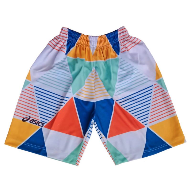 Celana kolor voli volly asic full printing motif terbaru