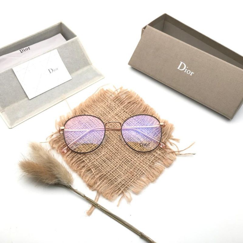 terbaru frame kacamata bulat wanita bahan stainless