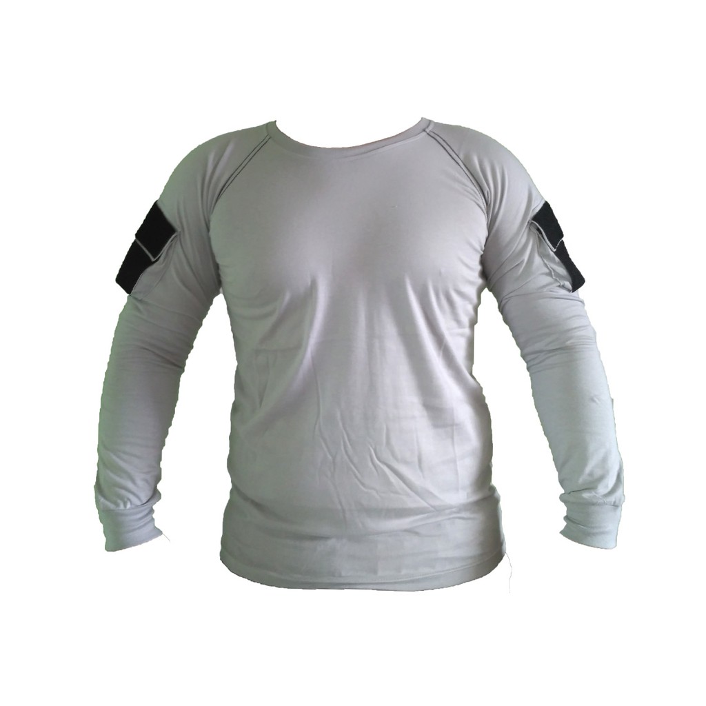 baju kaos tactical taktical taktikal warna abu dan khaki