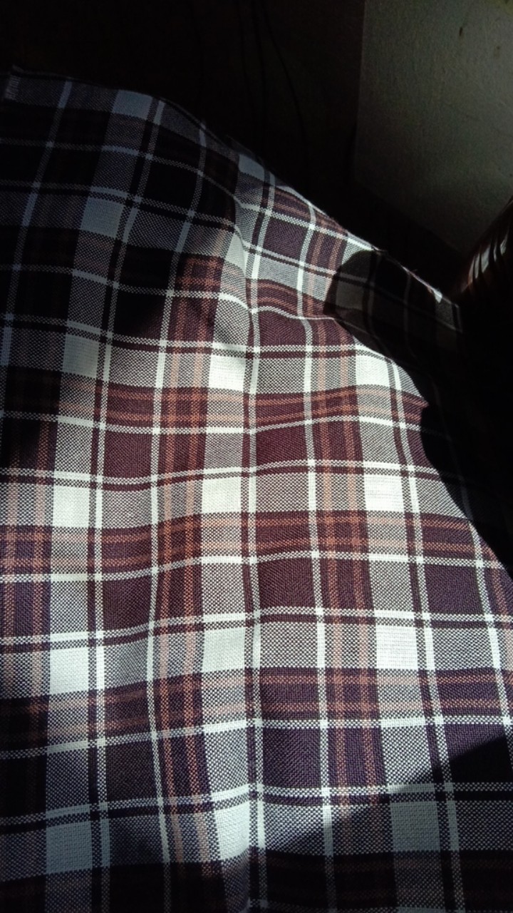 Kain Kotak Semi Wool ( Coklat Hitam Putih ) Harga Per 25 Cm = 8.500, Minimal Pesanan 1 Meter