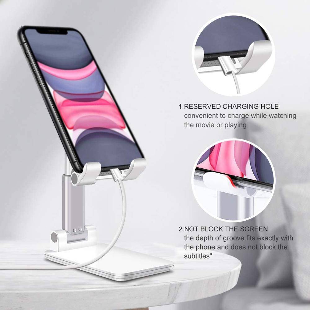 Stand Holder Handphone / Tablet Universal Adjustable Untuk Iphone / Ipad / Xiaomi