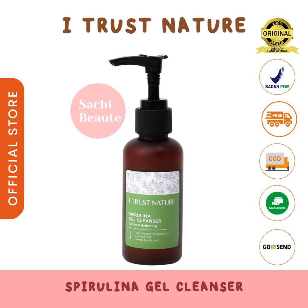 I TRUST NATURE Spirulina Gel Cleanser - Gentle &amp; Hydrating