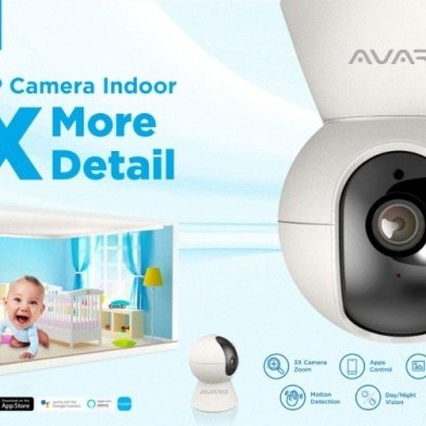 AVARO Smart Indoor PTZ IP Camera CCTV Wifi IoT Home Automation