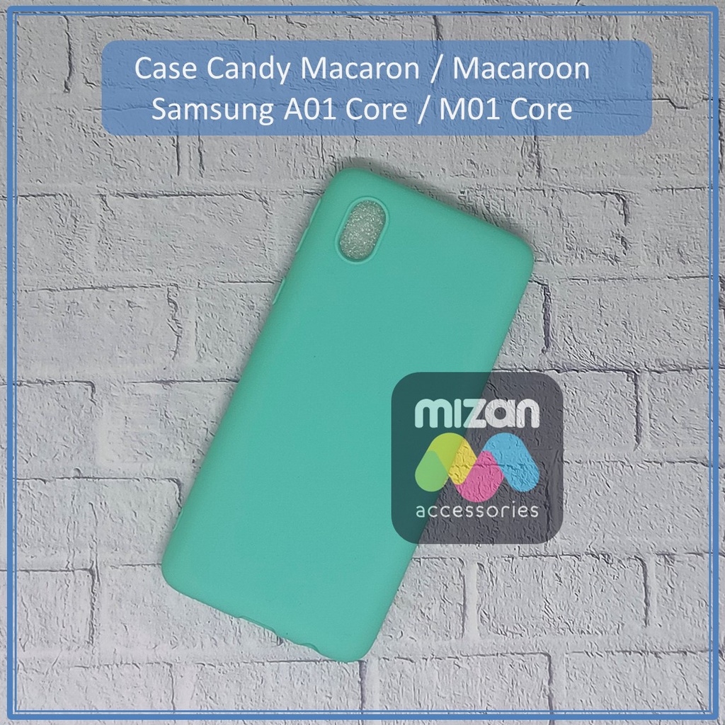 Samsung A01 Core / M01 Core Case Candy SoftCase Macaron Macaroon Warna Warni