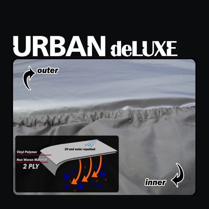 Urban Deluxe Cover Mobil 2 Lapis Mazda 5 / 100% Waterproof Dan Anti Gores