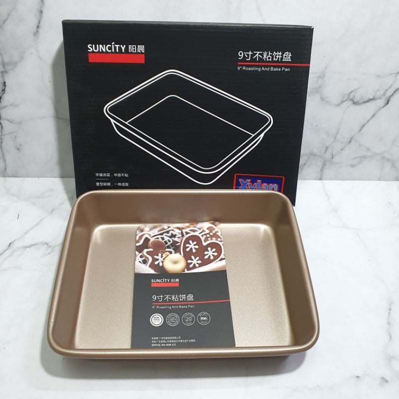 suncity 9 inch bake and roast bake pan / bake tray / baking pan / loyang kue