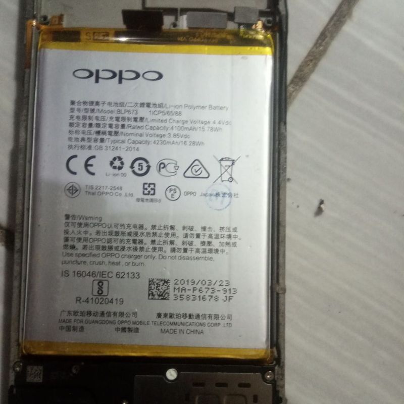 baterai oppo a3s