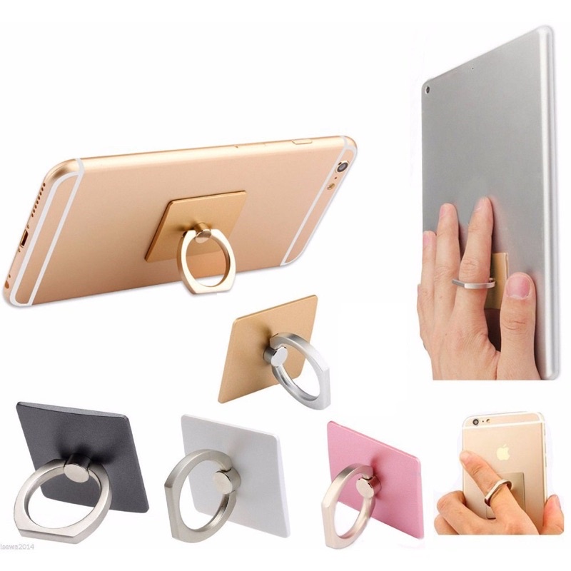 Ring Stand POLOS IRing ringstand warna holder cincin hp hook gantungan penyangga pegangan handphone