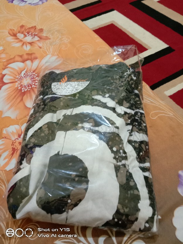 Tw36 Gamis Batik Twill Premium Motif Abstrak