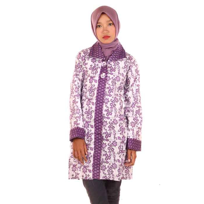 Blouse Batik Wanita I Blus Batik I Blus Kerja Wanita Batik Ratri