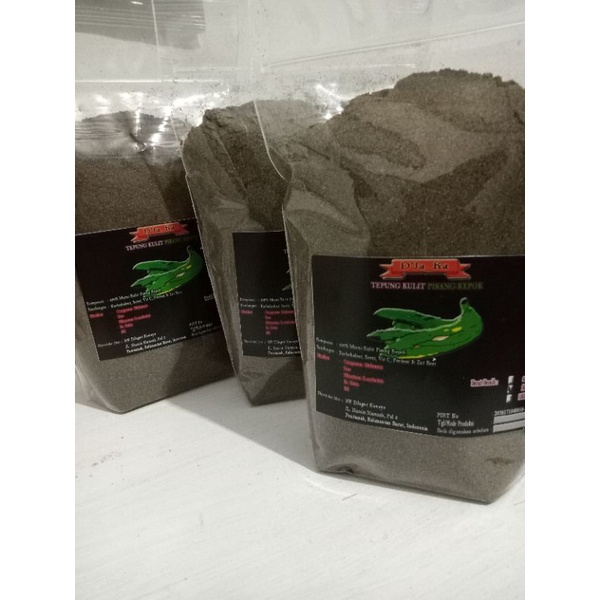 

Tepung Kulit Pisang Kepok Hijau 500gr