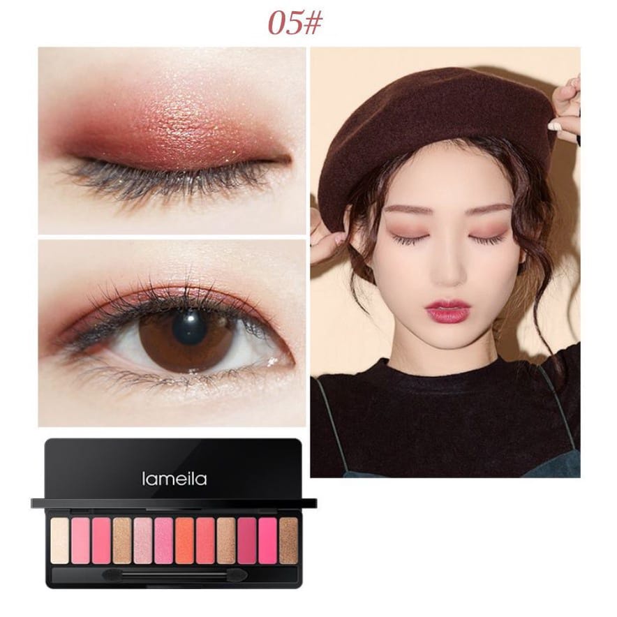 LAMEILA 1111 EYESHADOW PALETTE 12 WARNA/ EYESHADOW 12 WARNA