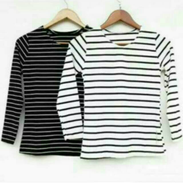 BAJU WANITA / STRIPE TEE L