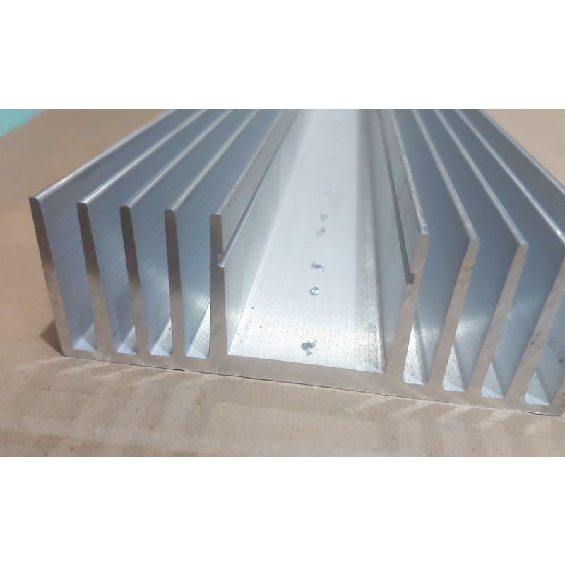 Pendingin Heatsink 5 Sirip Panjang 30cm Tebal 6mm Lubang Sanken