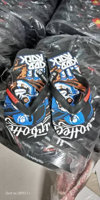 Sandal jepit distro syphilis ( 28 - 43)  - sandal jepit cowok