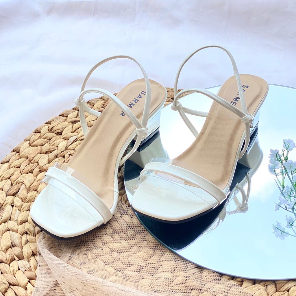 Ykshoes 1131 Sepatu Hak Pump Heels Sepatu High Heels Hak Tinggi Hak Tahu Wanita Pasir F28 Sarmer - P