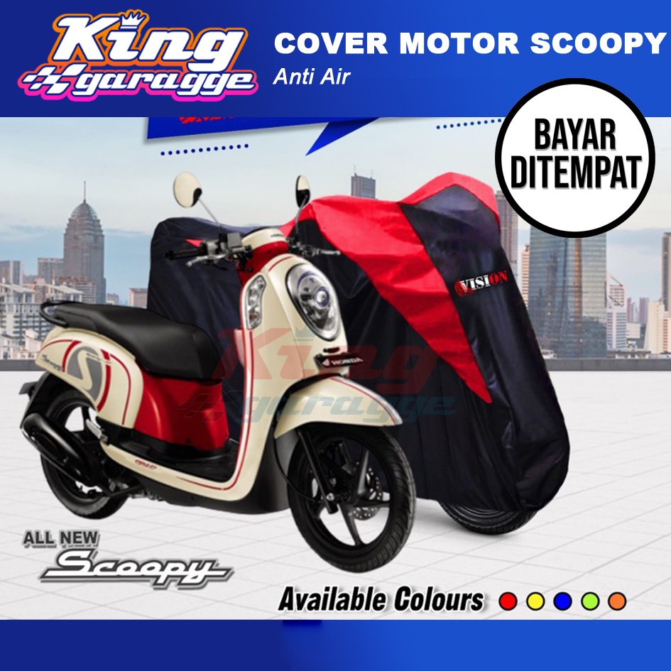 Promo Terbaru Cover Motor Scoopy/ Selimut Motor Scoopy / Jas Motor Scoopy Berkualitas /Sarung Motor
