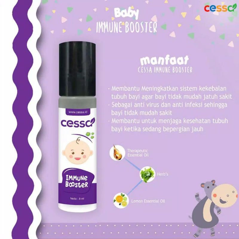 Cessa Baby Immune Booster - Meningkatkan Daya Tahan Tubuh Bayi Cessa Essential Oil