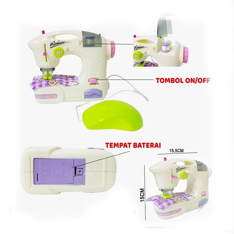 Sekawantoys Mainan anak Mesin Jahit (SKW.6971A)