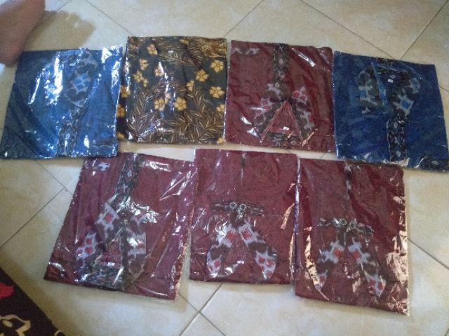 Batik Dolby Dolbi Dobby Doby Tenun Sutra Tulis Katun Atbm Baron Atasan Batik Wanita Sogan
