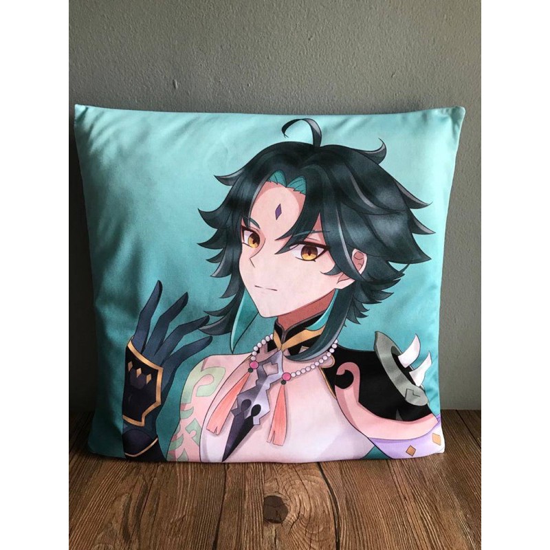 sarung bantal anime genshin impact