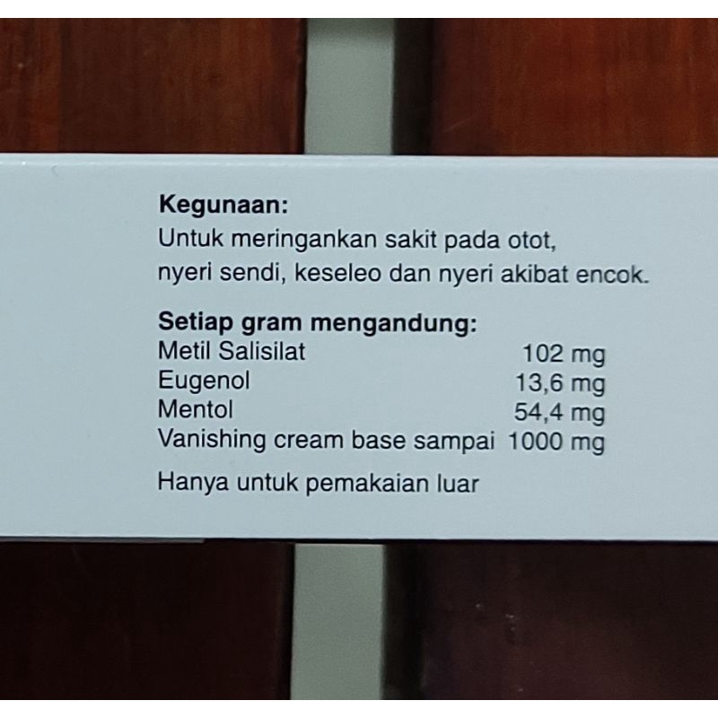 Counterpain Cream 30 Gram / Menghangatkan Persendian yang sakit / Nyeri Otot / Memar / Cedera