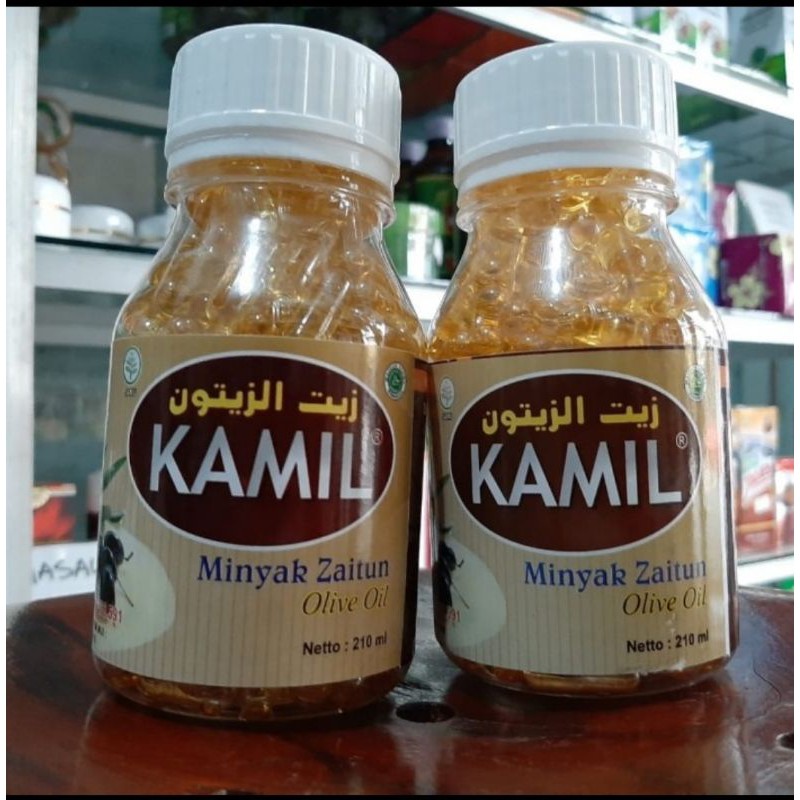 Kamil zaitun 210 kapsul | kamil minyak zaitun kamil extra virgin olive oil kapsul | olive oil