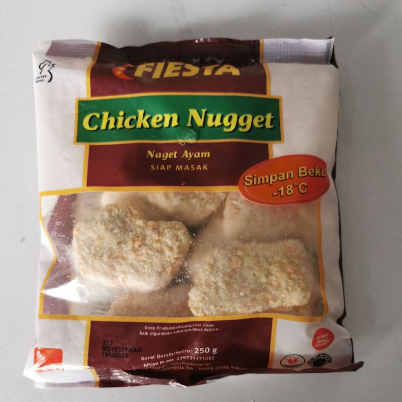 

Fiesta Chicken Nugget Berat 250gr