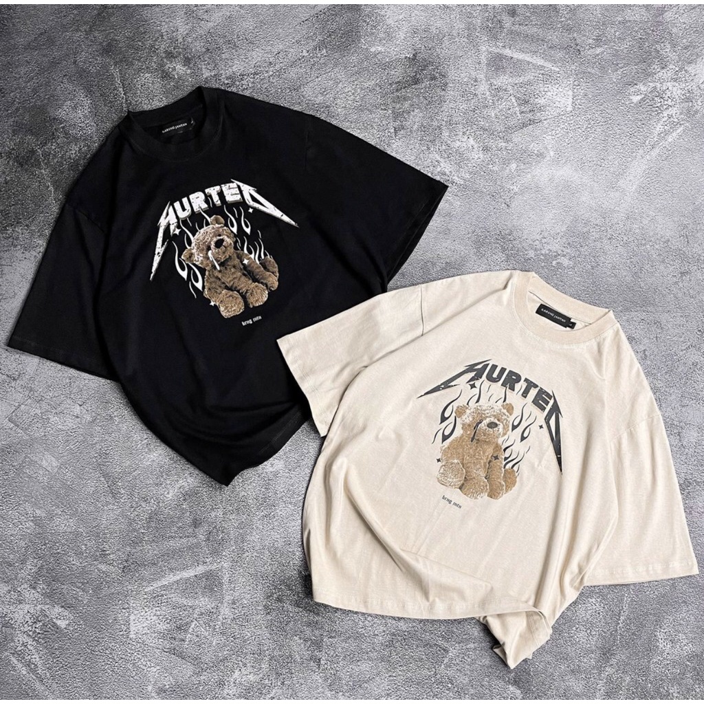 Baju Kaos Oversize "hurted"