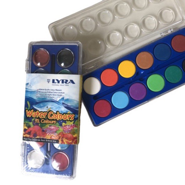 

Lyra Water Colours 12 Colours | Cat Air 12 Warna