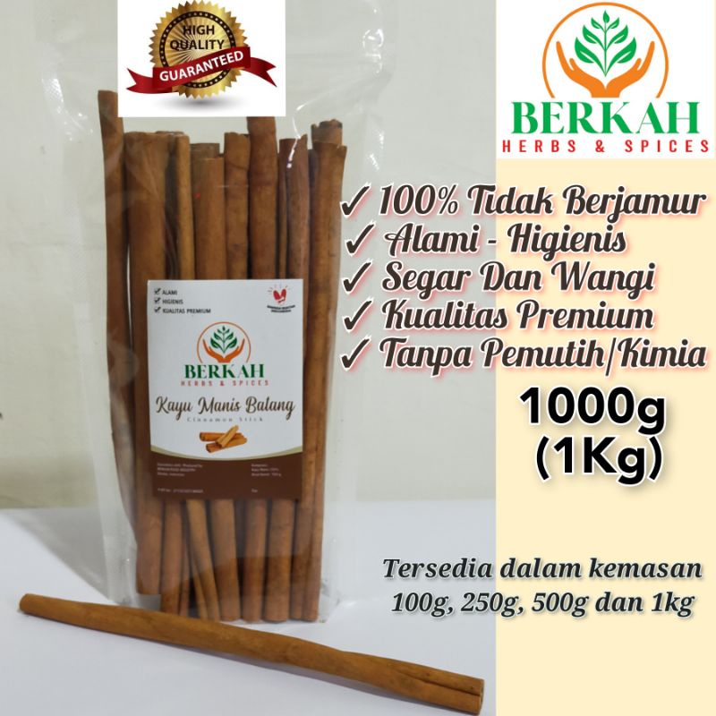 

Kayu Manis Batang Batangan Alami Asli 1000G 1Kg Rempah Jsr Cinnamon Stick Kualitas Premium Terbaik