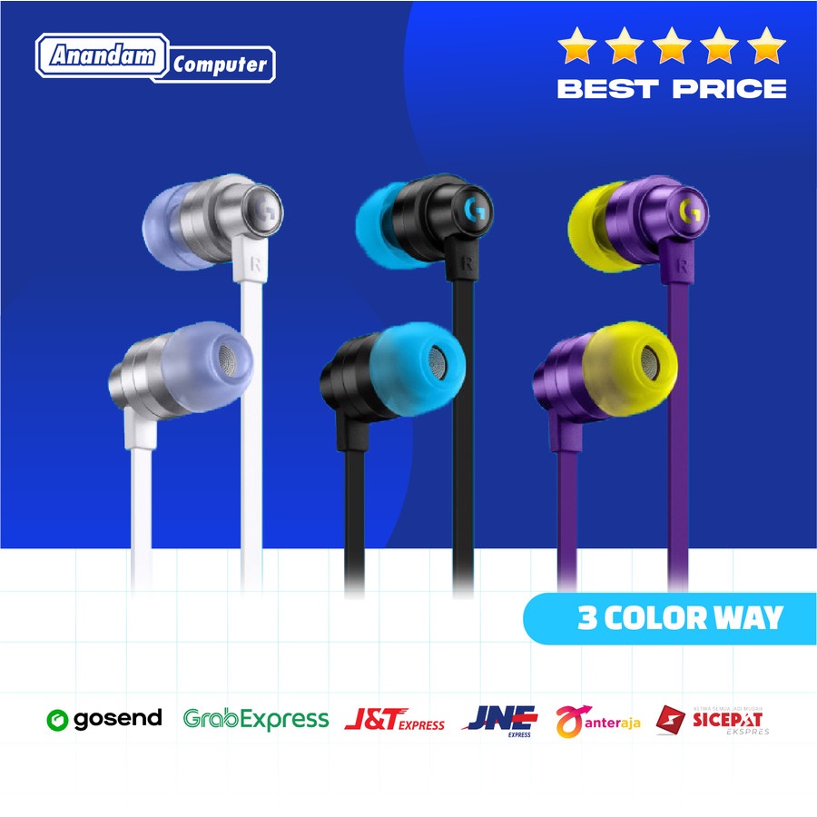 Logitech G333 In-Ear Earphone Gaming