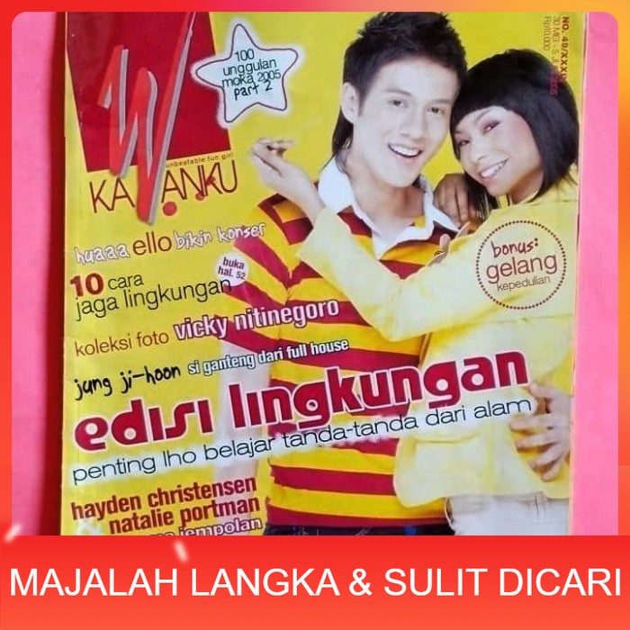 Majalah KAWANKU No.49 Jun 2006 Cover HERJUNOT ALI &amp; DAANISH Langka