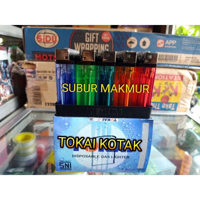 Korek TOKAI M4L TOKAI KOTAK - Korek Api Gas Korek TOKAI kepala Putih termurah seindonesia