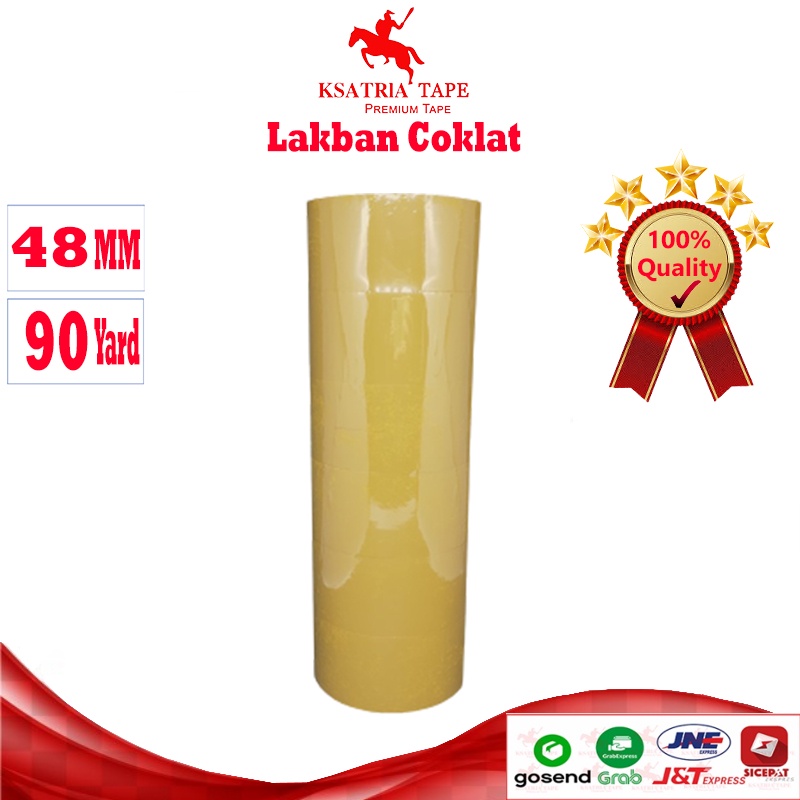 

[COD] Lakban OPP Tape / Lakban Coklat Dunia Packing 90 Yard (1 Slop)