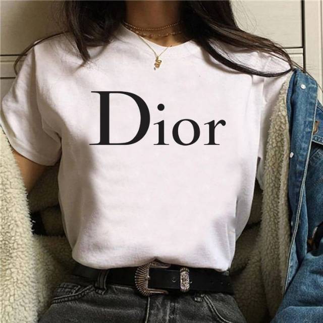 BAJU KAOS TSHIRT DIOR SIMPLE UNISEX PREMIUM