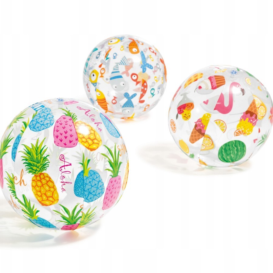 INTEX #59040 Bola Renang Beach Lively Print Ball 51cm 20