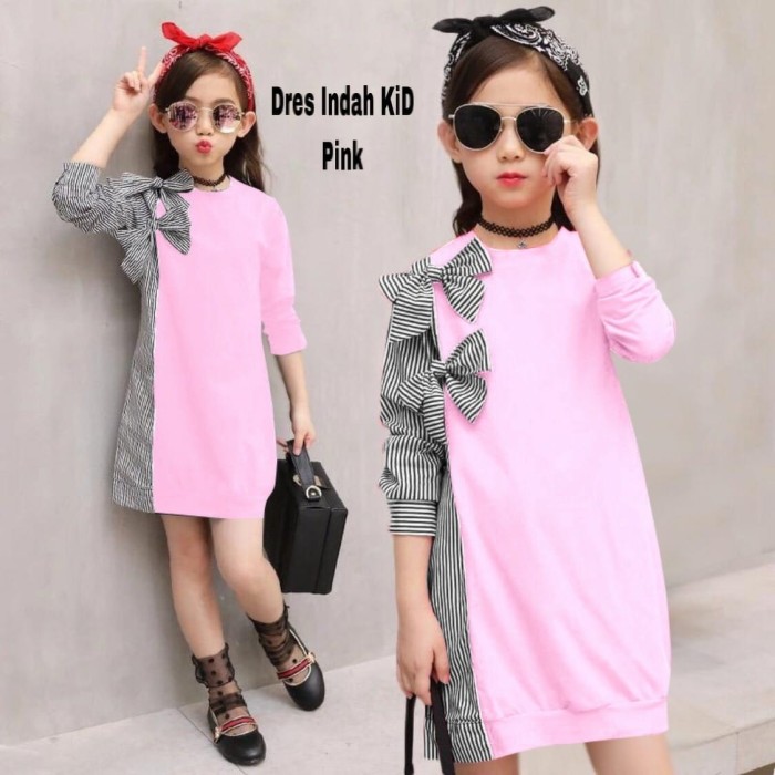 [8-9Tahun] Dress Anak Perempuan 8-9 tahun Babyterry Baju Anak Perempuan