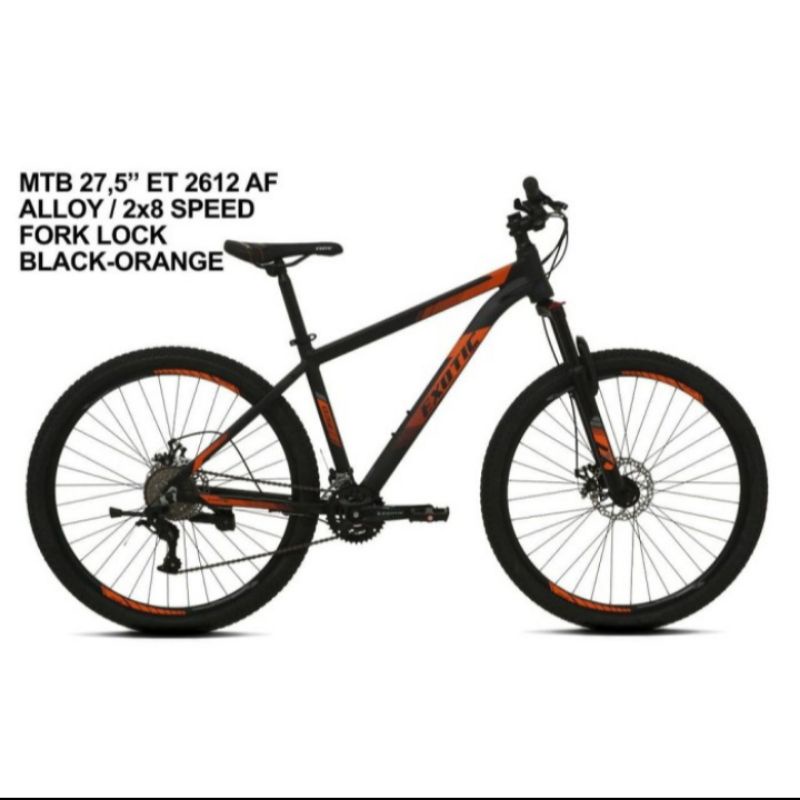 sepeda gunung exotic 2612 AF uk 27.5 inch