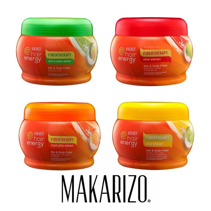 [500 GR] MAKARIZO Creambath Hair Energy Fibertherapy Hair &amp; Scalp