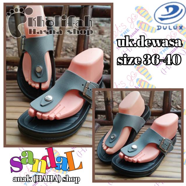 Sandal jepit perempuan dewasa 36-40 dulux 213B (6b)-2