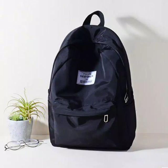 RANSEL PUNGGUNG PHIUM AMELIA-Hitam