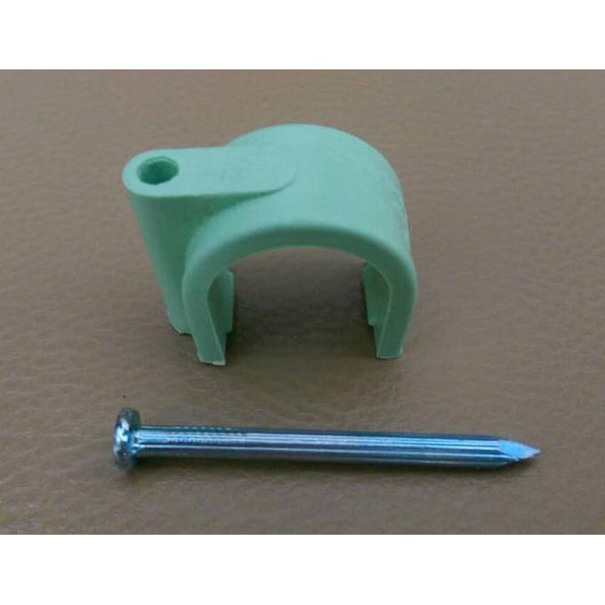 Jual Klem Pipa 3/4" Dapat Paku / Tahanan Penyangga 3/4 Inch Cekak Pralon Buru Order