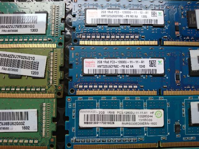 Ram pc/komputer ddr3 2gb pc10600/pc12800 normal