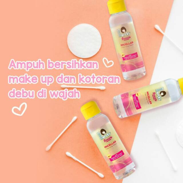 MICELLAR WATER MARCKS CLENSER MAKE UP REMOVER PEMBERSIH WAJAH 100ML