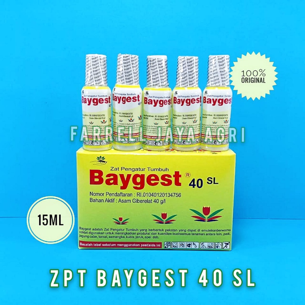 ZPT BAYGEST 40 SL Asam Giberelat 40 g/l 15 ml