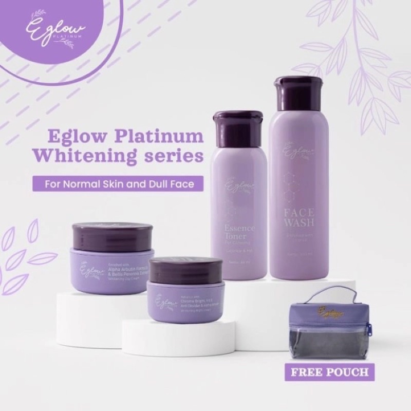E GLOW PLATINUM ORIGINAL/ WHITENING/ ACNE / SERUM