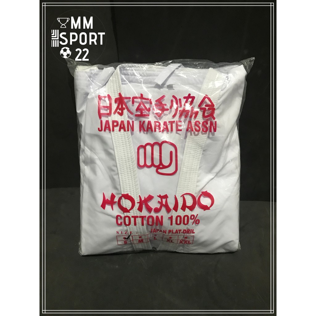 BAJU SET KARATE DEWASA MERK HOKAIDO