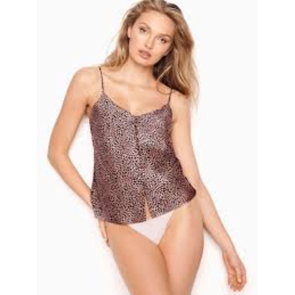 Victoria Secret camisole satin leopard