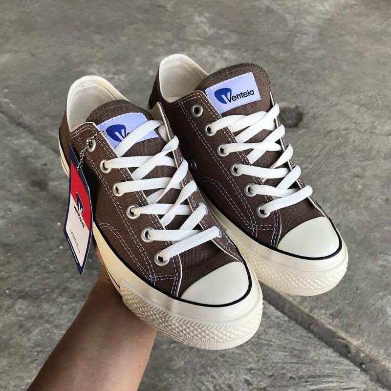 SEPATU VENTELA BACK TO 70S CHARCOAL LOW | VENTELA CHARCOAL | VENTELA BTS CHARCOAL | VENTELA COKLAT